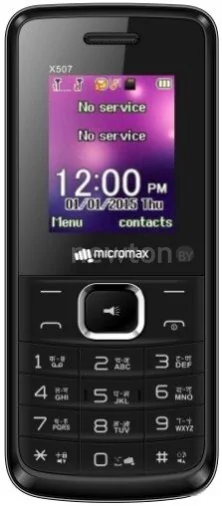 Кнопочный телефон Micromax X507 (черный)