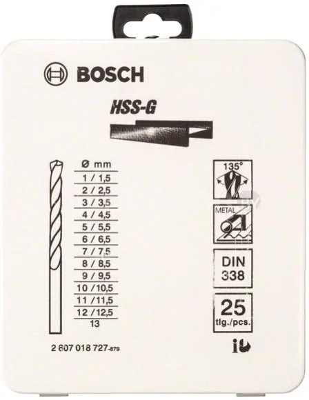 Bosch 2607018727 25 предметов