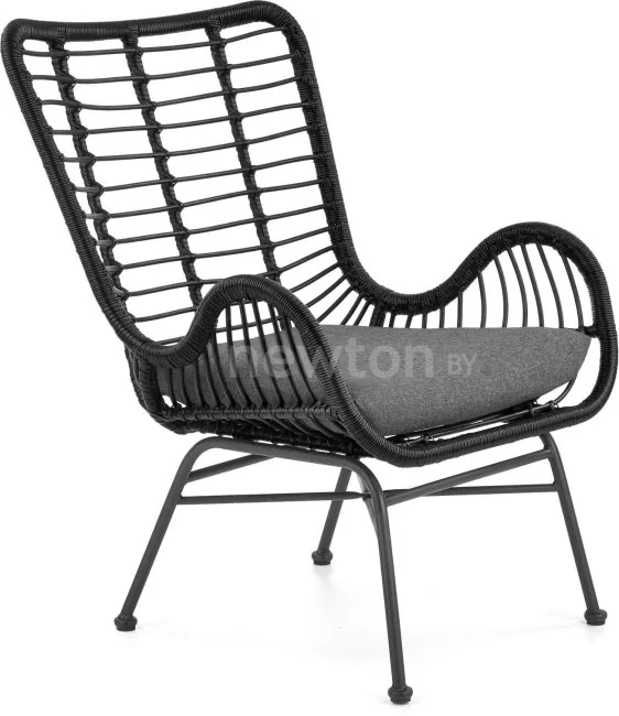 Интерьерное кресло Halmar Ikaro 2 (черный/серый)