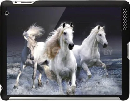 Чехол для планшета Stikk Белые лошади для iPad 2 (SYT290)