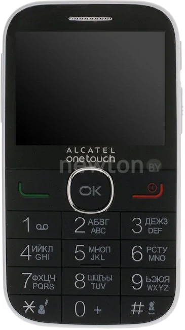 Кнопочный телефон Alcatel One Touch 2004C White