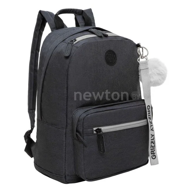 Городской рюкзак Grizzly RXL-321-1 (черный/серый)