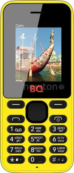Кнопочный телефон BQ-Mobile Cairo Yellow [BQM-1804]