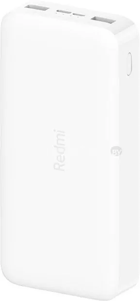 Портативное зарядное устройство Xiaomi Redmi Power Bank 20000mAh (белый, международная версия)