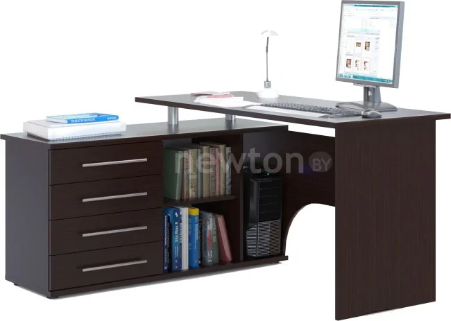 Компьютерный стол Сокол КСТ-109 левый (венге)