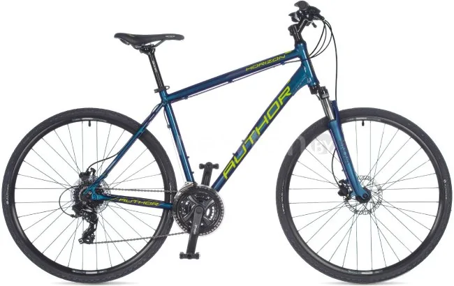 Велосипед Author Horizon р.18 2022 (синий/желтый)