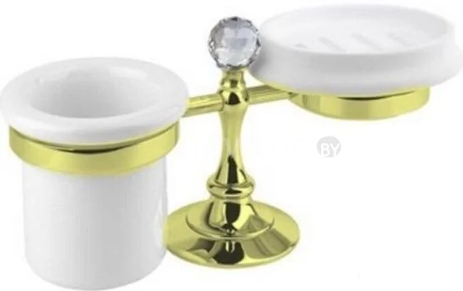 Набор аксессуаров для ванной Cezares Olimp-STT-03/24-Sw (золото)