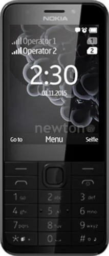 Кнопочный телефон Nokia 230 Dual SIM Dark Silver