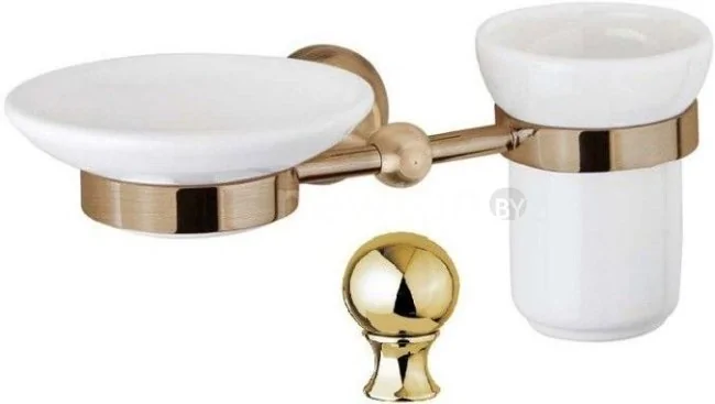Набор аксессуаров для ванной Cezares Aphrodite-STTS-03/24 (золото)