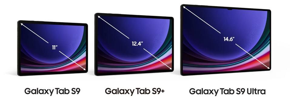Диагональ планшетов Galaxy Tab S9 | S9+ | S9 Ultra
