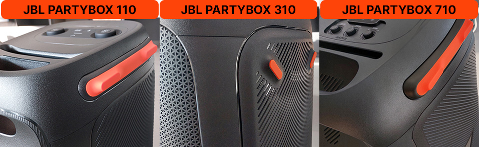 Внешний вид колонок JBL Partybox