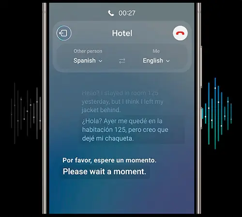 Встроенный синхронный переводчик в Самсунг Galaxy S24