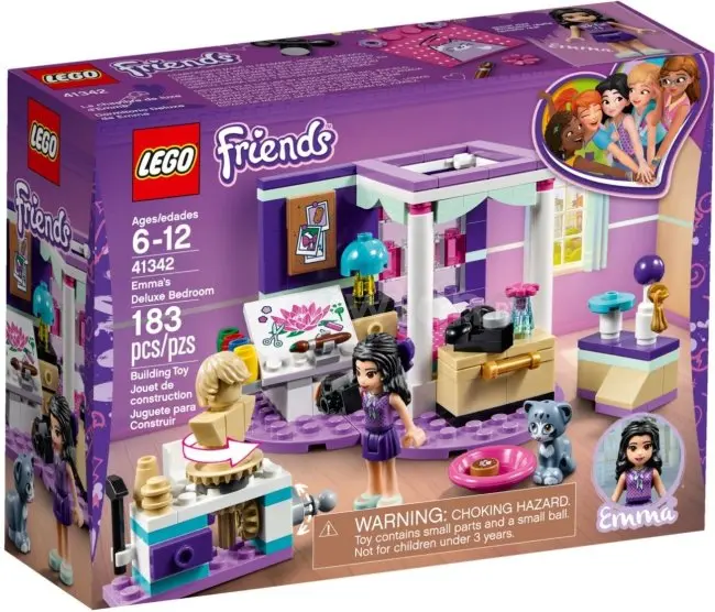 Конструктор LEGO Friends 41342 Спальня Эммы