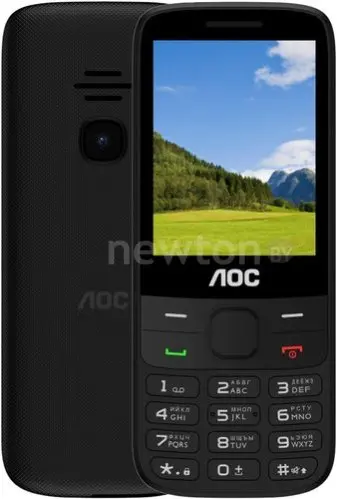Кнопочный телефон AOC A280 (черный)