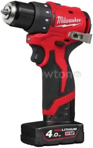 Дрель-шуруповерт Milwaukee M12 BLDDRC-402C 4933499688 (с 2-мя АКБ, кейс)