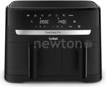 Аэрогриль (аэрофритюрница) Tefal Dual Easy Fry Essential XXL Air Fryer EY901N (черный)