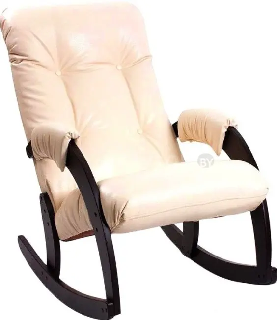 Кресло-качалка Комфорт 67 (венге/polaris beige)