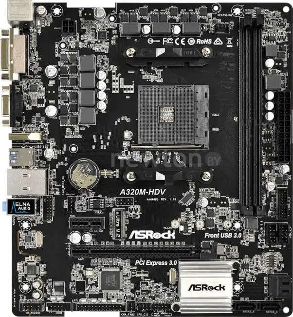 Материнская плата ASRock A320M-HDV