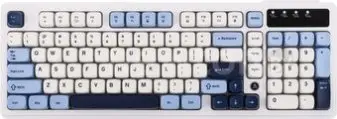 Клавиатура Ajazz AF98 Wired (белый/синий)