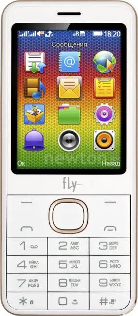 Телефон Fly FF2801 (шампань)