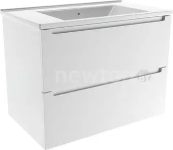 ЗОВ Тумба с умывальником Дион 100 D100LWP0M9003MKV5-NVS100 (белый матовый)