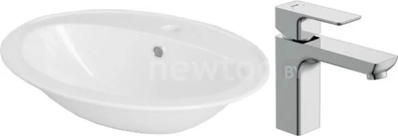 Умывальник Cersanit Calla 54 S-UM-Cl/1-w + 63039