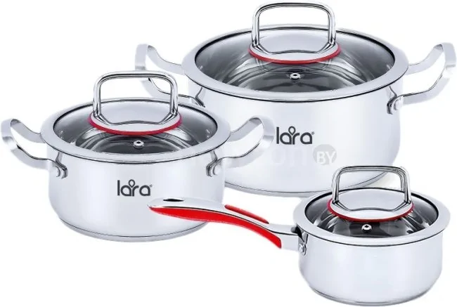 Набор кастрюль Lara LR02-108 Prima