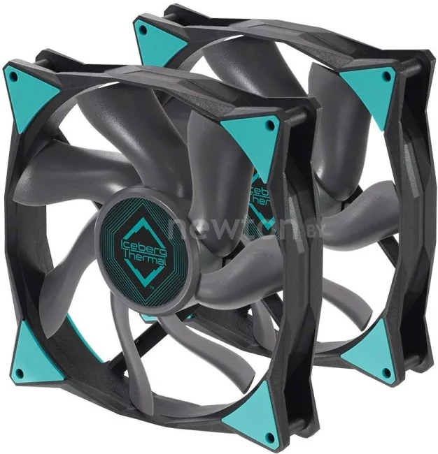 Комплект вентиляторов для корпуса Iceberg Thermal IceGALE 140mm 2-pack (черный)