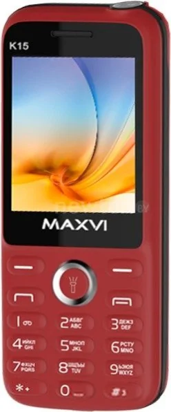Телефон Maxvi K15 (красный)