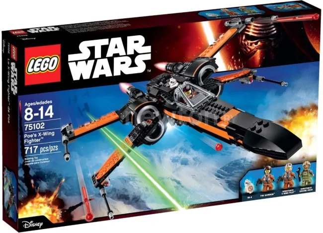 Конструктор LEGO 75102 Poe's X-Wing Fighter