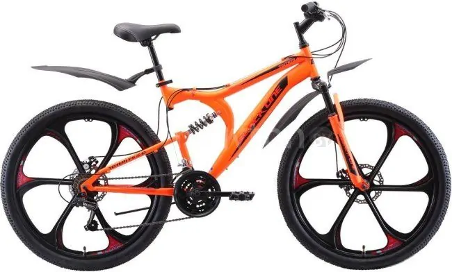 Велосипед Black One Totem FS 26 D FW р.16 2020 (оранжевый)