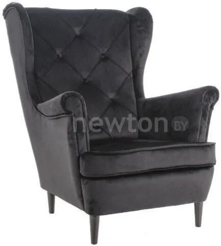Интерьерное кресло Signal Lady Velvet Bluvel 19 (черный)