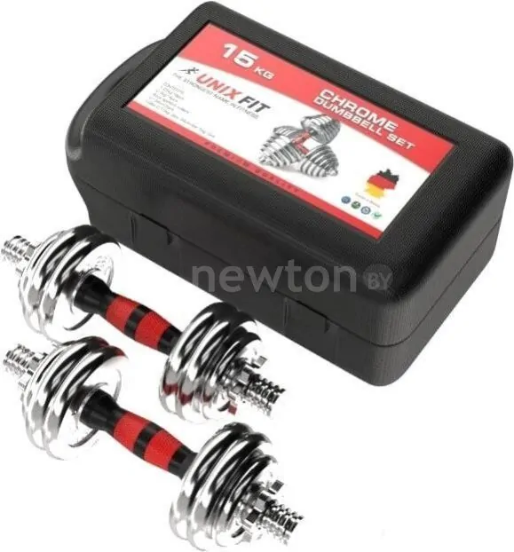 Набор гантелей Unixfit DBKITU15 15 кг