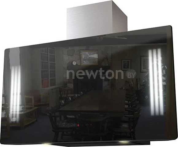 Кухонная вытяжка Krona Naomi Silent Mirror 900 Black 5P-S