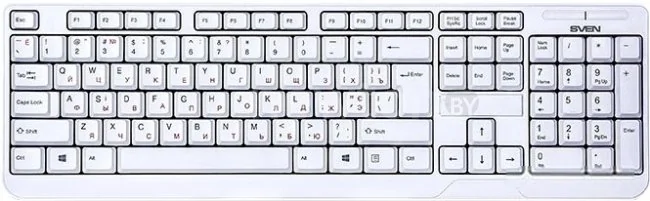 Клавиатура SVEN KB-C2200W (белый)