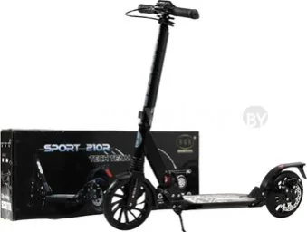 Двухколесный подростковый самокат RiverToys HB-A7 (черный)