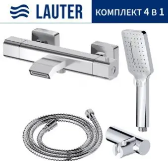 Смеситель Lauter Comfort 21YH40400 с лейкой Relexa Fleur 21S00126