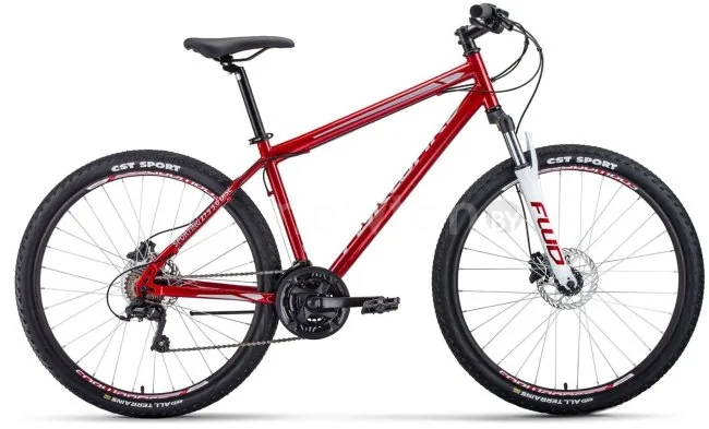 Велосипед Forward Sporting 27.5 3.0 disc р.19 2020 (красный)