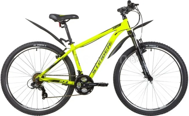 Велосипед Stinger Element STD 27.5 р.16 2020 (салатовый)