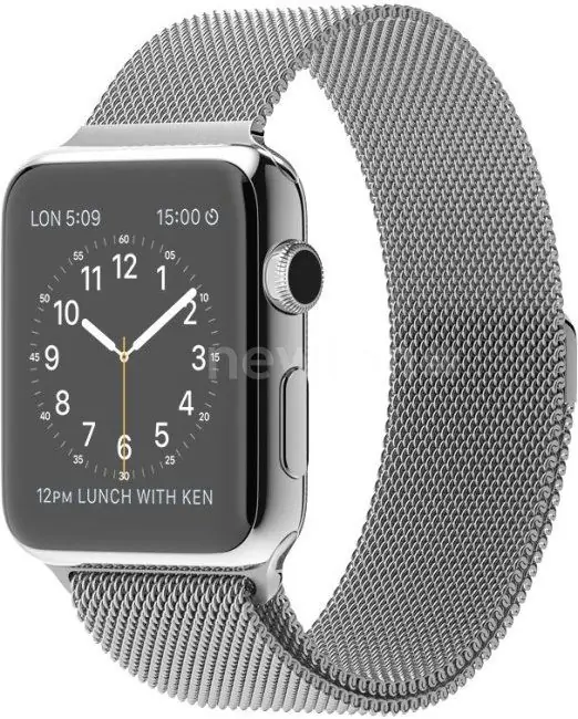 Умные часы Apple Watch 42mm Stainless Steel with Milanese Loop (MJ3Y2)