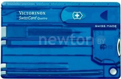 Мультитул Victorinox SwissCard Quattro (синий)