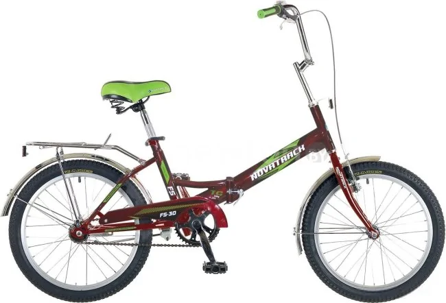 Велосипед Novatrack FS-30 20 (коричневый)