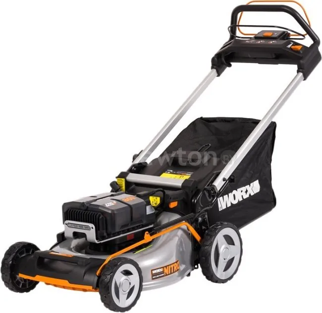 Газонокосилка Worx WG761E (с 4-мя АКБ)