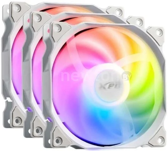 Комплект вентиляторов для корпуса ADATA XPG Vento 120x3 ARGB PWM (белый)