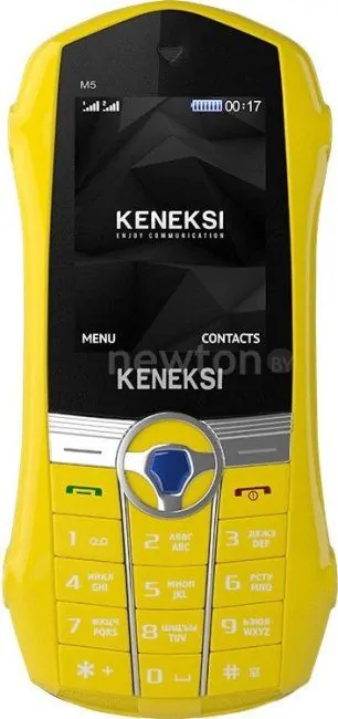 Телефон Keneksi M5 Yellow