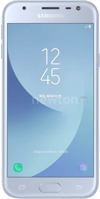 Телефон Samsung Galaxy J3 (2017) Dual SIM (голубой) [SM-J330F/DS]