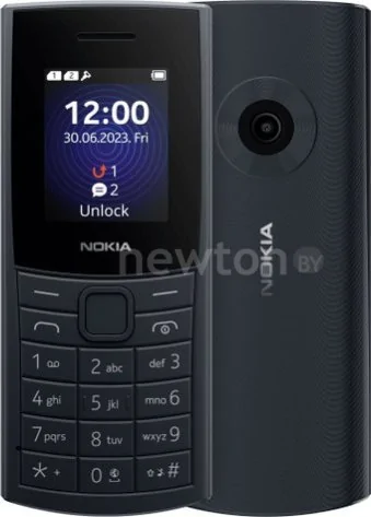 Кнопочный телефон Nokia 110 4G Dual SIM (темно-синий)