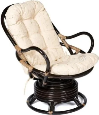 Кресло-качалка TetChair Flores 5005 без подушки (коричневый)