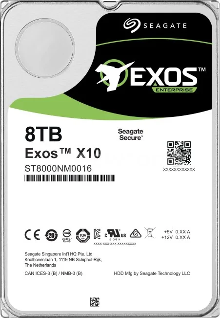 Жесткий диск Seagate Exos X10 8TB ST8000NM0206