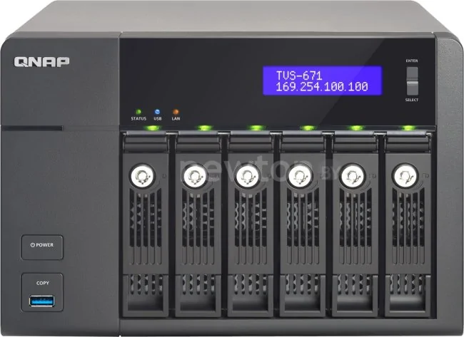 Сетевой накопитель QNAP TVS-671-i3-4G